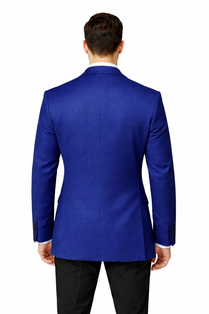 Men’s Stylish Blue Blazer – Modern Tailored Dress Jacket