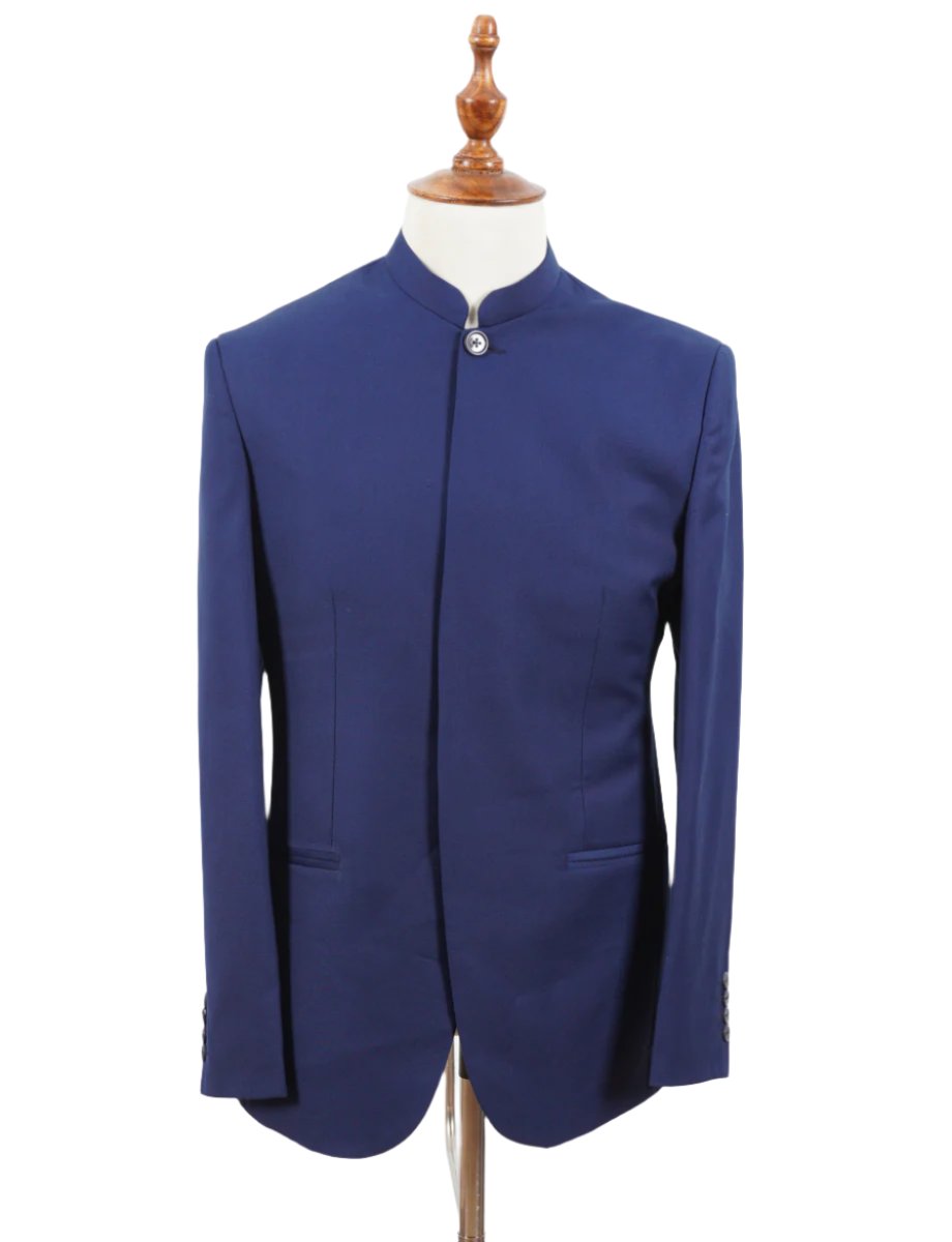 Men’s Christoph Waltz Spectre Blofeld Coat – Classic Nehru Mandarin Collar Jacket