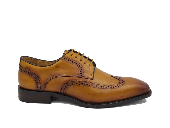 Carrucci Blucher Style Wingtip Derby