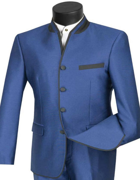 Blue Prom Suit - Blue Homecoming Outfits For Guys Modern Shawl Lapel Royal Blue main image 0