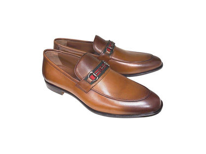 P0016 -Borris- Buckle Loafer- Tan