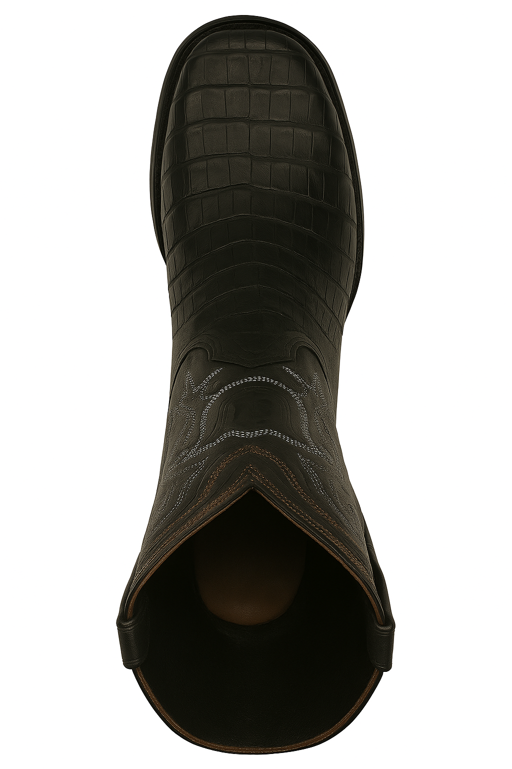 Botas de Cocodrilo Caiman Cola Horma Europea