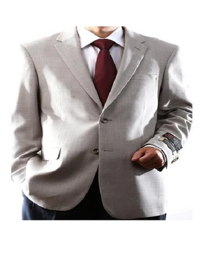 Brand: Caravelli Collezione Suit - Caravelli Suit - Caravelli italy Men's 2 Buttons Natural Stretch Stone Jacket