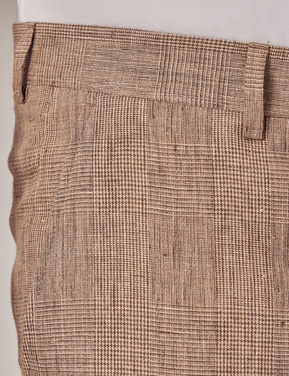 Mens Linen Suit For Beach Wedding - Summer  Suit in Brown - Men's Tuxedo USA