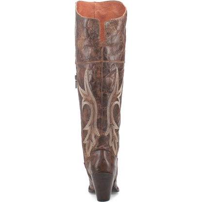 Dan Post Men Brown Jilted 20 Snip Toe Over the Knee Boot
