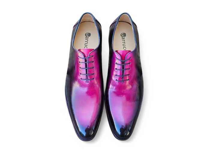 Carrucci Burnished Two Tone Wholecut Oxford