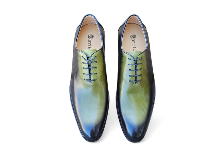 Carrucci Burnished Two Tone Wholecut Oxford