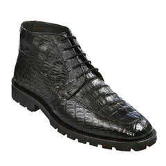los-altos-black-genuine-caiman-crocodile-hornback-ankle-boots