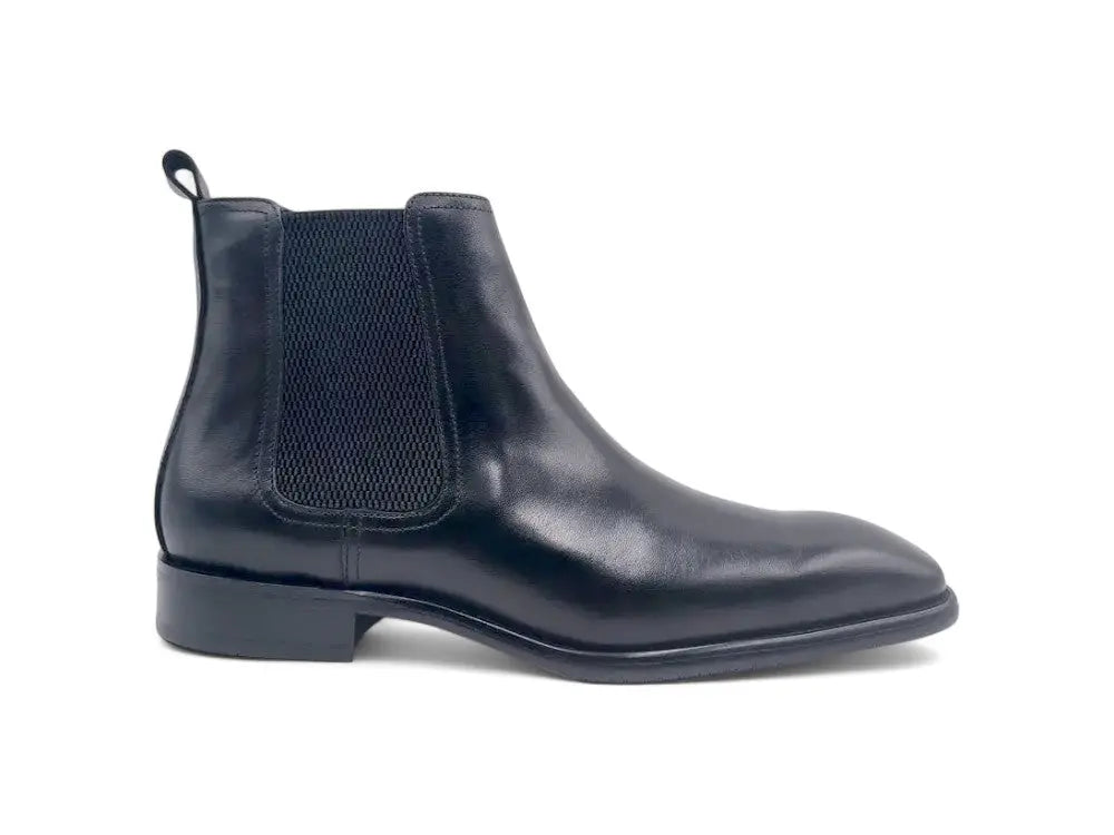 Calfskin Leather Chelsea Boot Carrucci