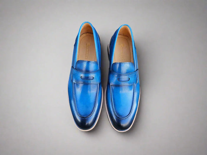 Carrucci Calfskin Penny Loafer