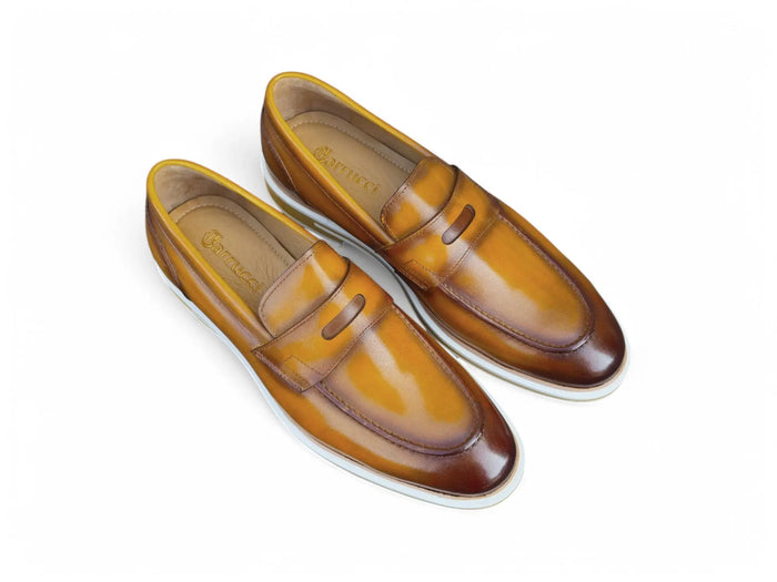 Carrucci Calfskin Penny Loafer