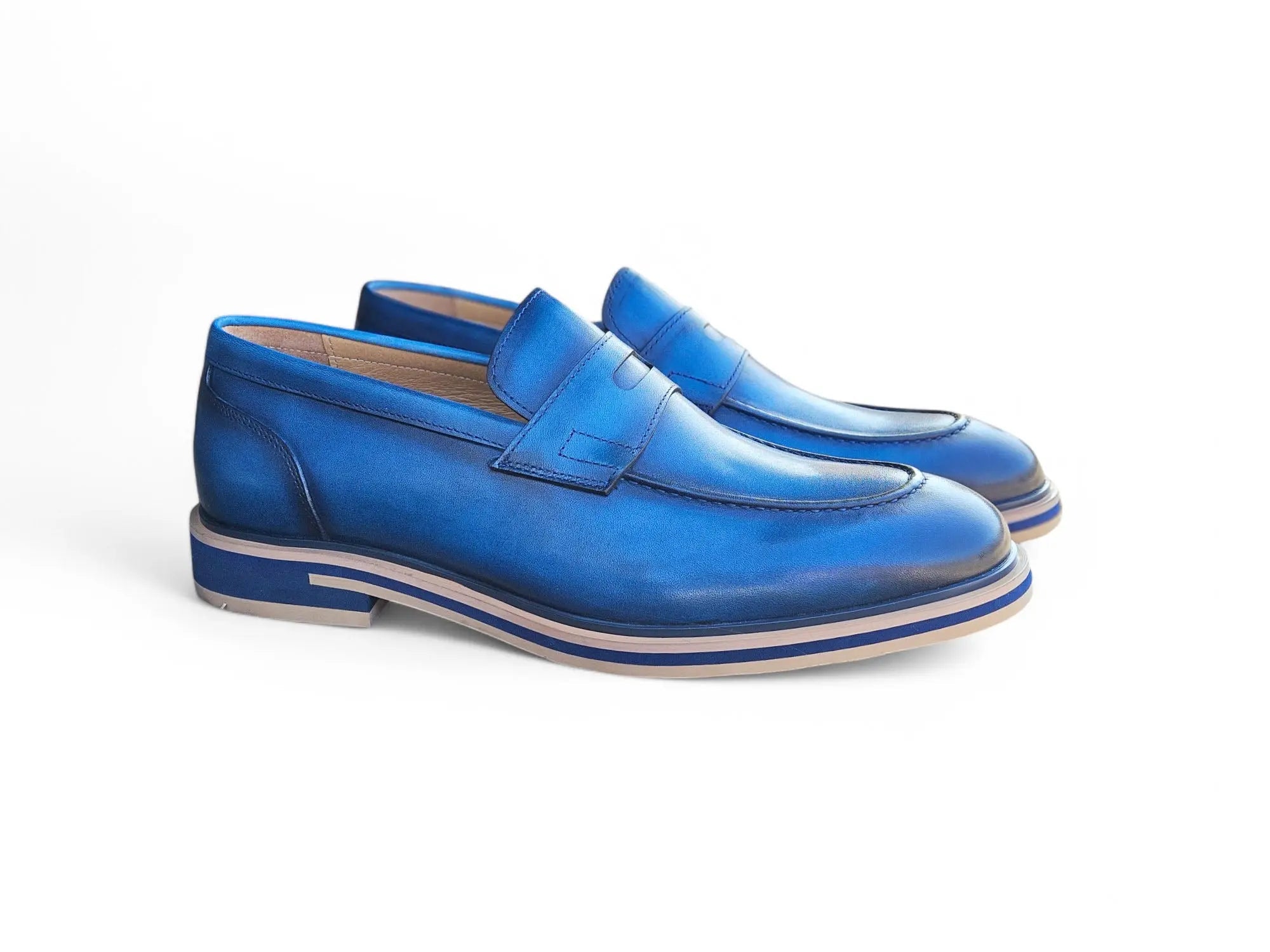 Calfskin Penny Loafer Carrucci
