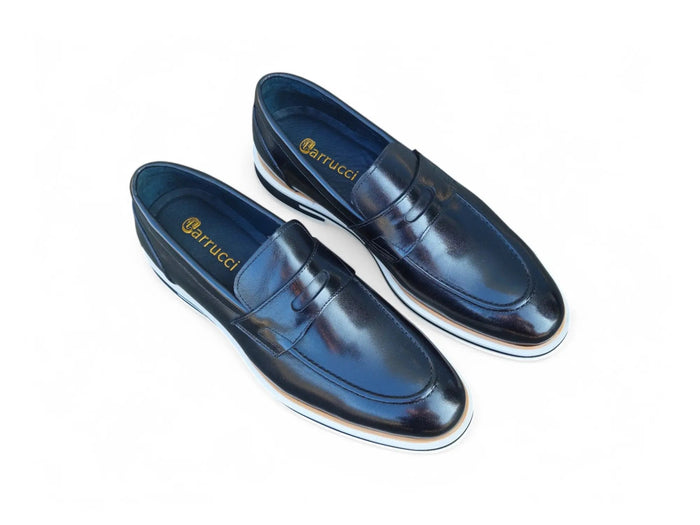 Carrucci Calfskin Penny Loafer