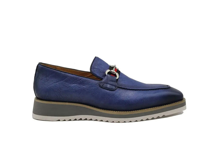 Carrucci Calfskin Slip-On Horsebit Loafer