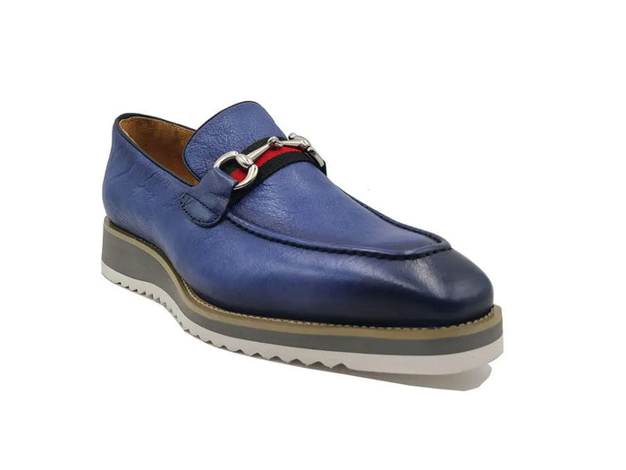 Carrucci Calfskin Slip-On Horsebit Loafer