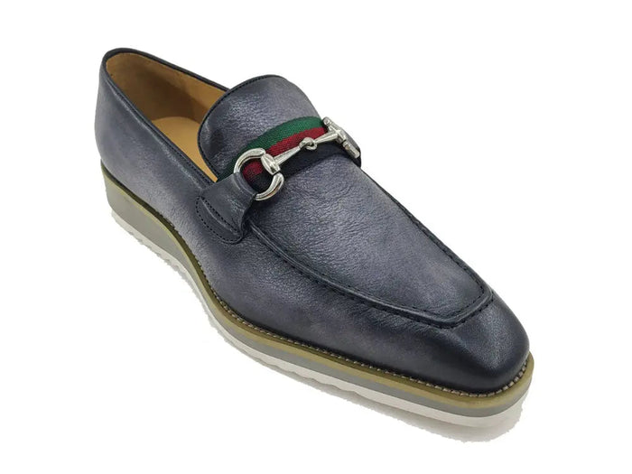 Carrucci Calfskin Slip-On Horsebit Loafer