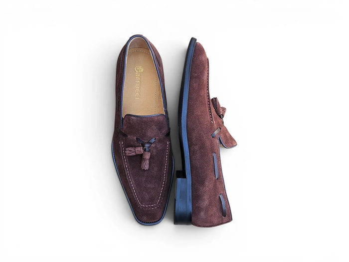 Carrucci Savoy Suede Tassel Loafer