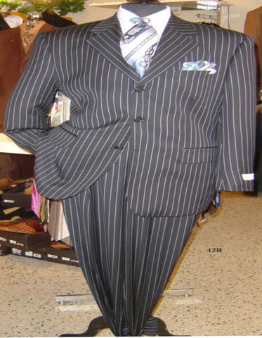 Chalk Bold Men's Sharp Bold White Pinstripe Available in 5 Color