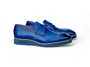 Chic Patina Burnished Penny Loafer Carrucci