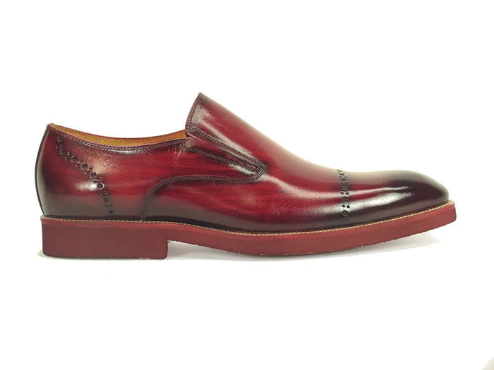 Carrucci Chic Patina Finish Calfskin Slip-on