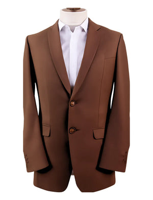 Men’s Brown Formal Blazer – Classic Tailored Dress Jacket for Business and Events