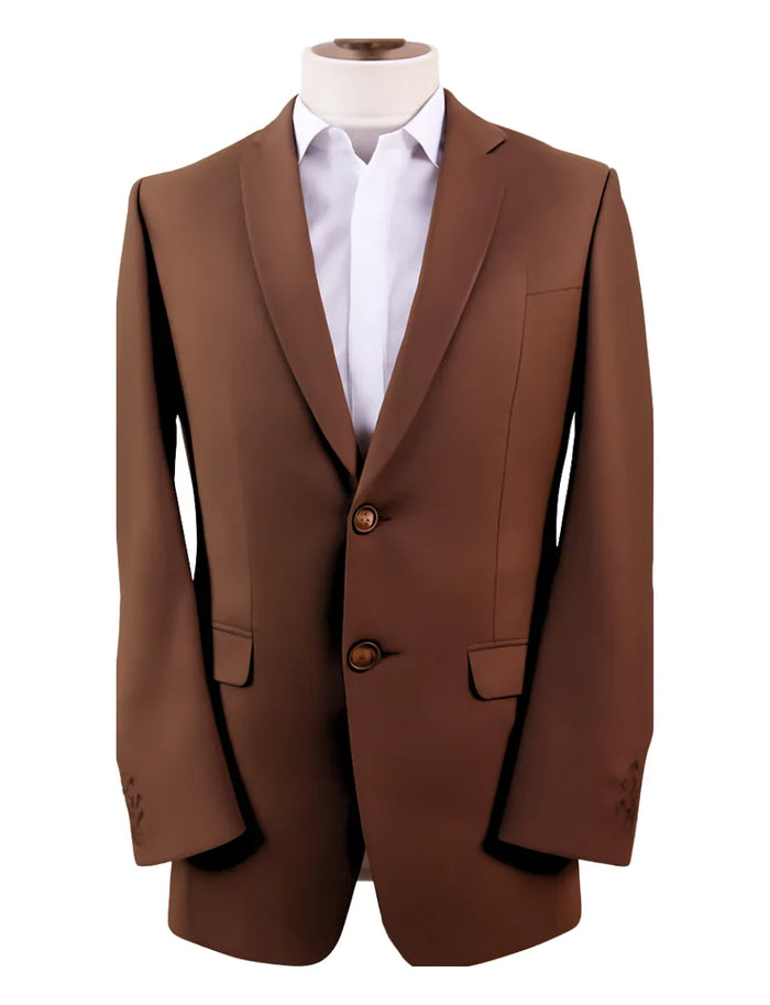 Men’s Brown Formal Blazer – Classic Tailored Dress Jacket for Business and Events