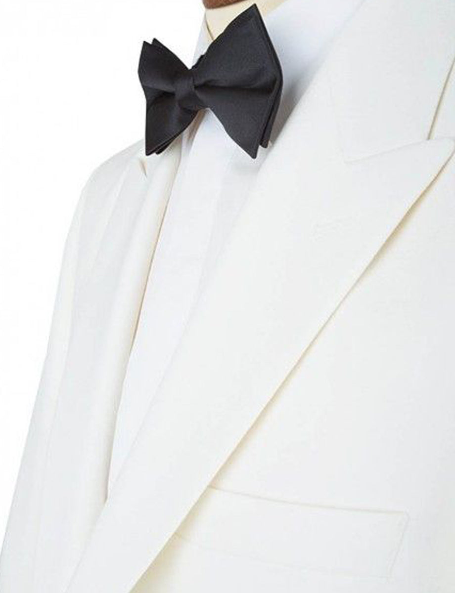 Men’s Ivory White Spectre Blazer – Classic Formal Jacket for Groom and Events