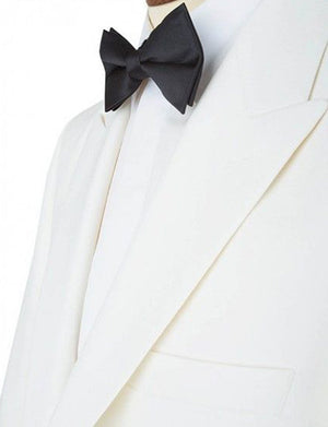 Men’s Ivory White Spectre Blazer – Classic Formal Jacket for Groom and Events