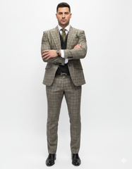 statement-suits-wool-suits-peak-lapel-suits-ticket-pocket-modern-fit-olive-suit