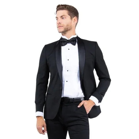 Shawl Collar  Tuxedo Separates Coat, Black by ZeGarie - Men's Tuxedo USA