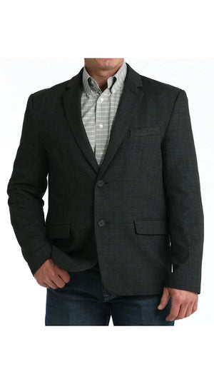Cinch Men's Charcoal Grey Western Suit Jacket with Paisley Lining
