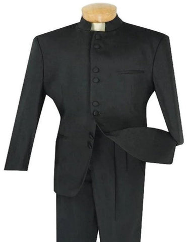 Black Tuxedo - Mens Wedding Suit - Collar Suit in Black Prom Suit