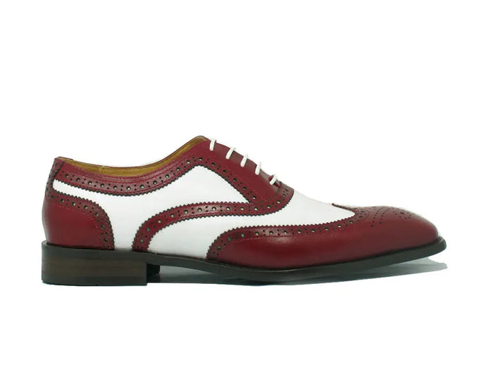 Carrucci Contrast Two Tone Wingtip Oxford