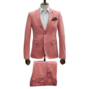 Coral Suit - Salmon Color Suit - Summer Suit - Men's Tuxedo USA