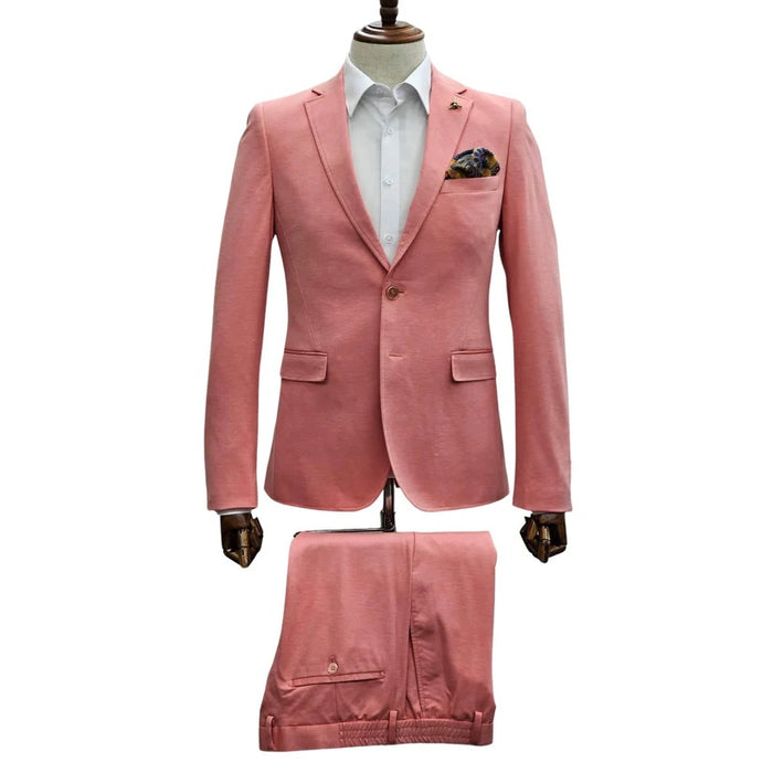 Coral Suit - Salmon Color Suit - Summer Suit - Men's Tuxedo USA