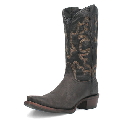 Dingo The Duke Black Snip Leather Western Boots