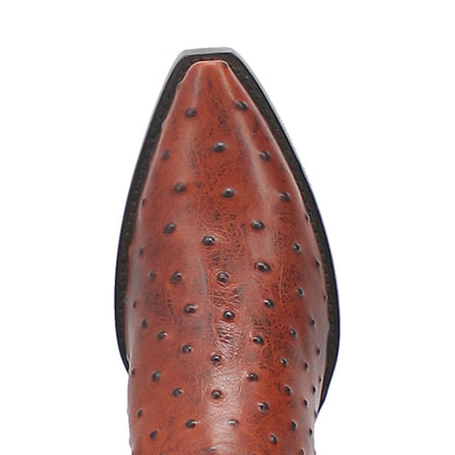 Dingo Cognac Snip Toe Cowboy Boot