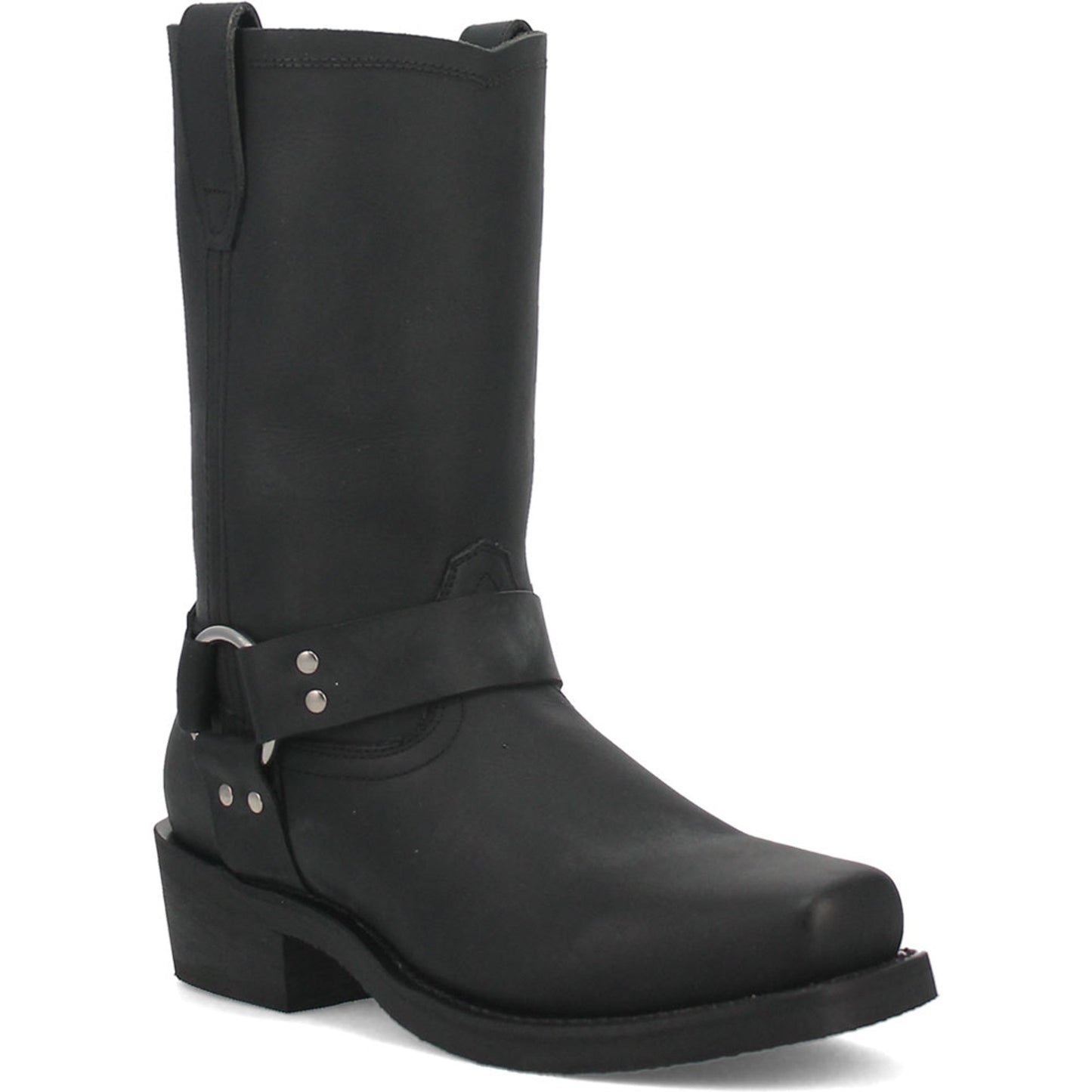 Dingo Black Oil Resistant Leather Mens Biker Boot