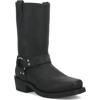Dingo Black Oil Resistant Leather Mens Biker Boot