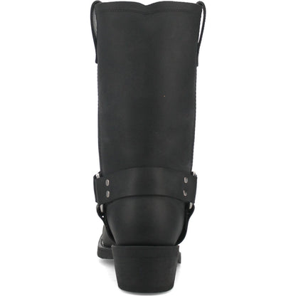 Dingo Black Oil Resistant Leather Mens Biker Boot