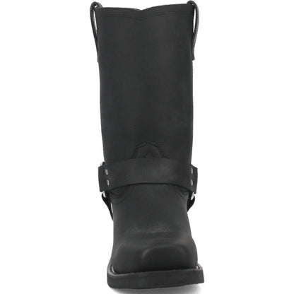 Dingo Black Oil Resistant Leather Mens Biker Boot