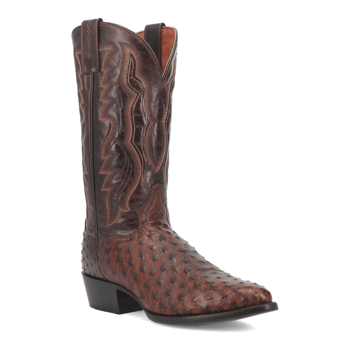 PERSHING FULL QUILL OSTRICH BOOT