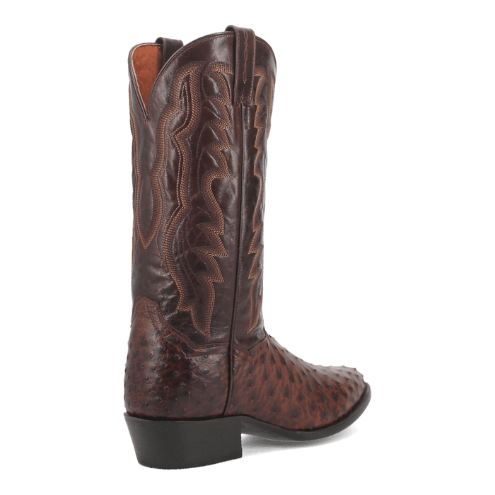 PERSHING FULL QUILL OSTRICH BOOT