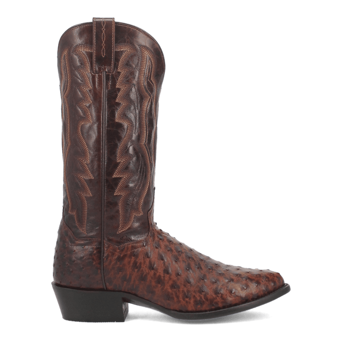 PERSHING FULL QUILL OSTRICH BOOT