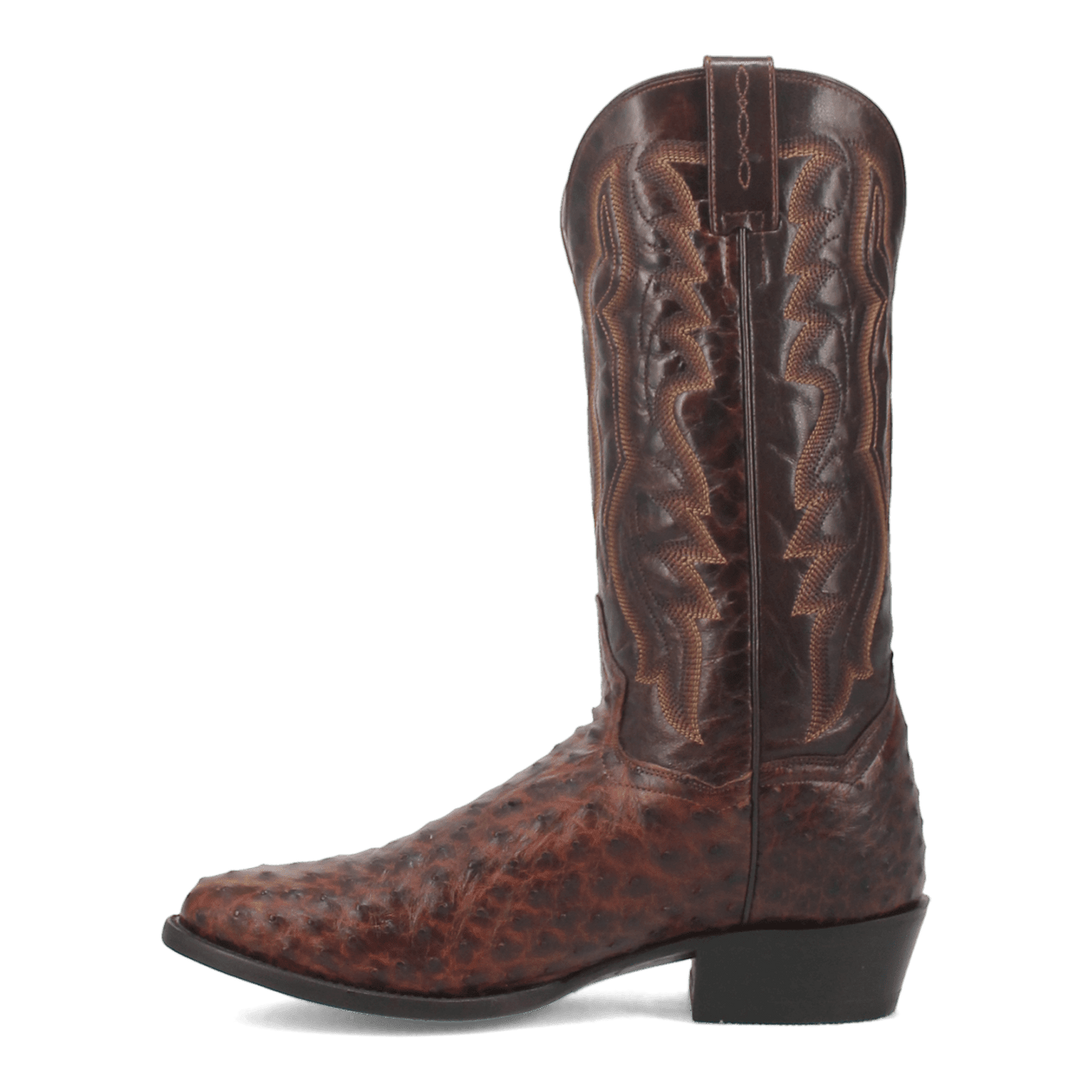 PERSHING FULL QUILL OSTRICH BOOT