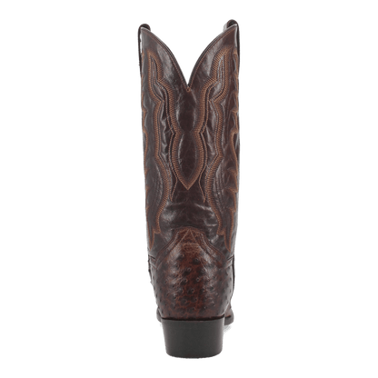 PERSHING FULL QUILL OSTRICH BOOT