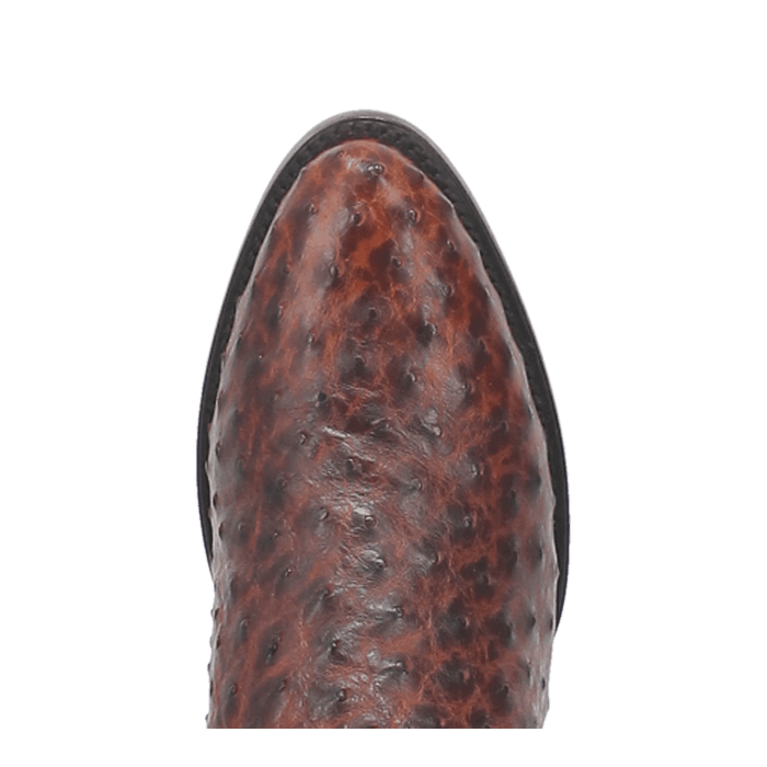 PERSHING FULL QUILL OSTRICH BOOT