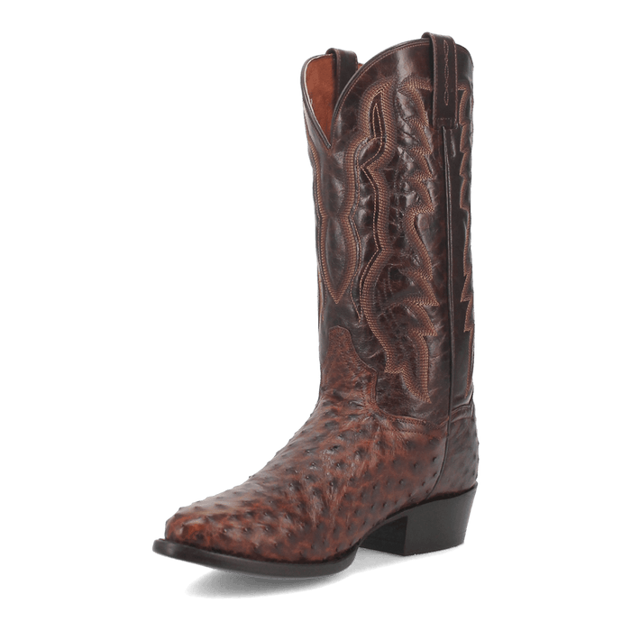 PERSHING FULL QUILL OSTRICH BOOT