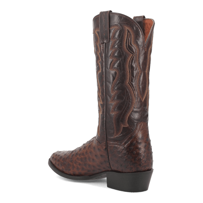 PERSHING FULL QUILL OSTRICH BOOT
