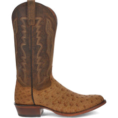 dan-post-gehrig-mens-saddle-western-ostrich-boots - Size: 